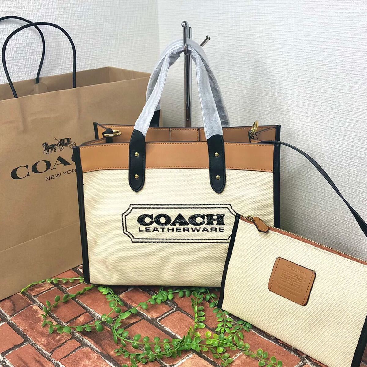 ≪新品≫COACH ハンドバッグ トートバッグ ショルダーバッグ ロゴ