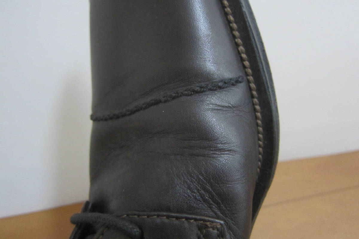 VISARUNO ビサルノ ヴィサルノ 紳士靴 ビジネスシューズ こげ茶 サイズ39(24.5㎝位) イタリア製 O2305C_画像9