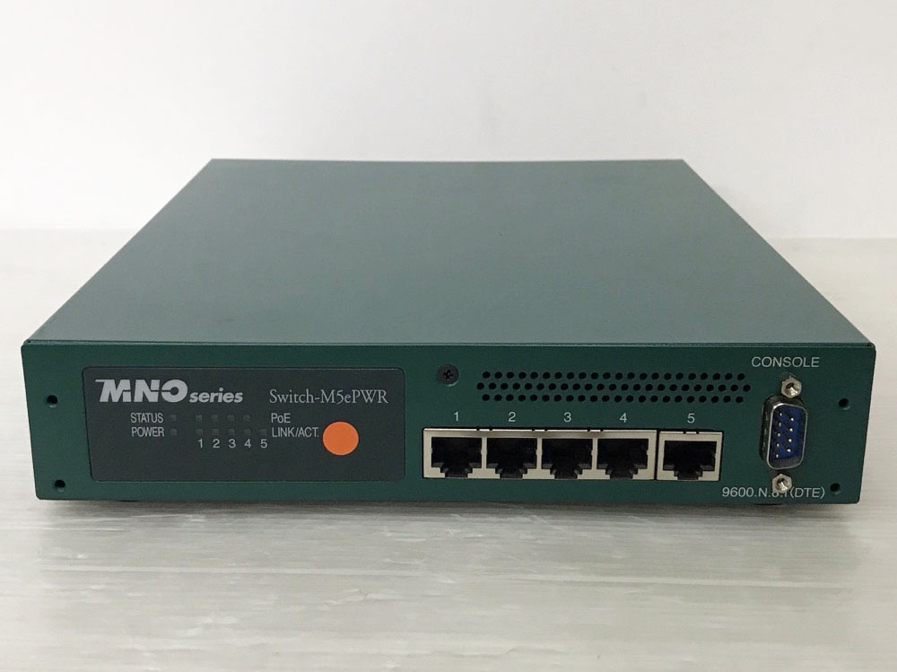 ○Panasonic PoE給電機能付きスイッチングハブ Switch-M5ePWR