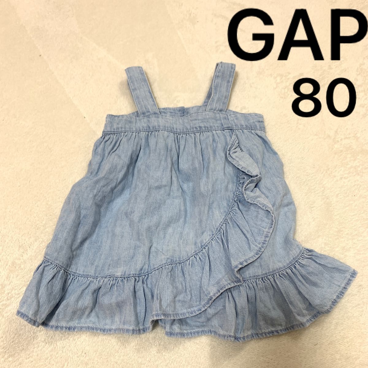 GAP ギャップ baby デニムワンピース 80 美品 チュニック