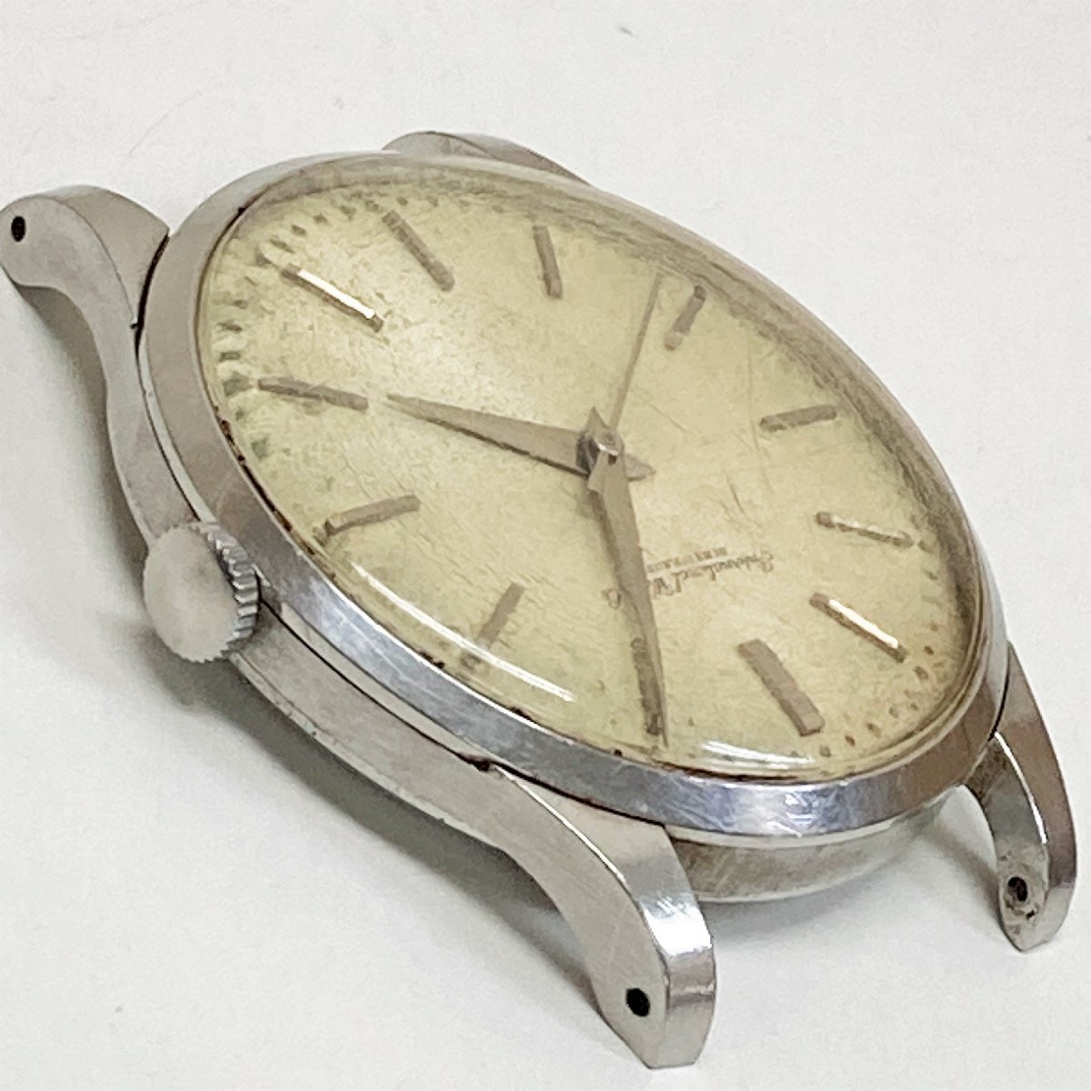 iwc/schaffhausen/手巻き/筆記体ロゴ/腕時計/アンティーク