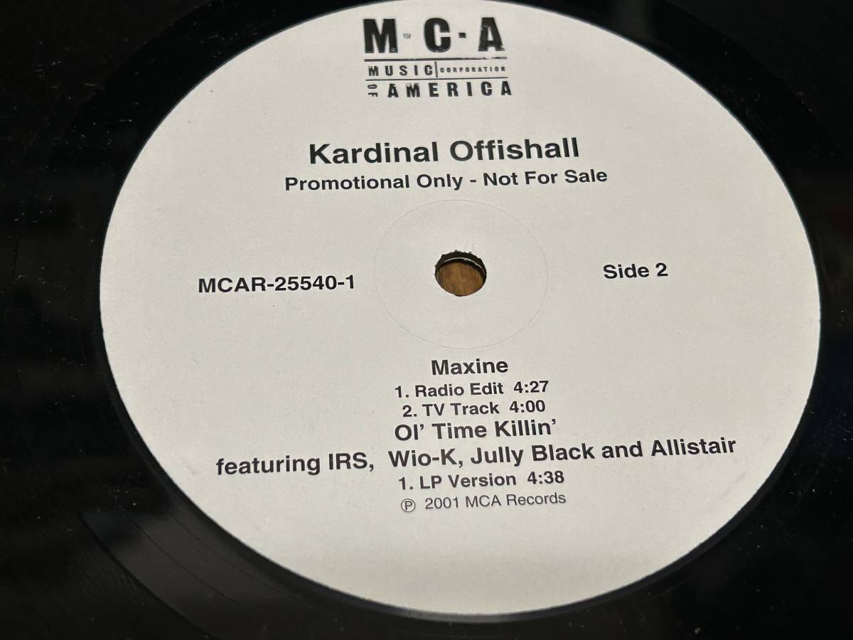 ★即決落札★KARDINAL OFF!SHALL「OL'Time Killin」Rap/Hip Hop/２００１年製作/Promo Only/Not For Sale /全６曲収録_画像3