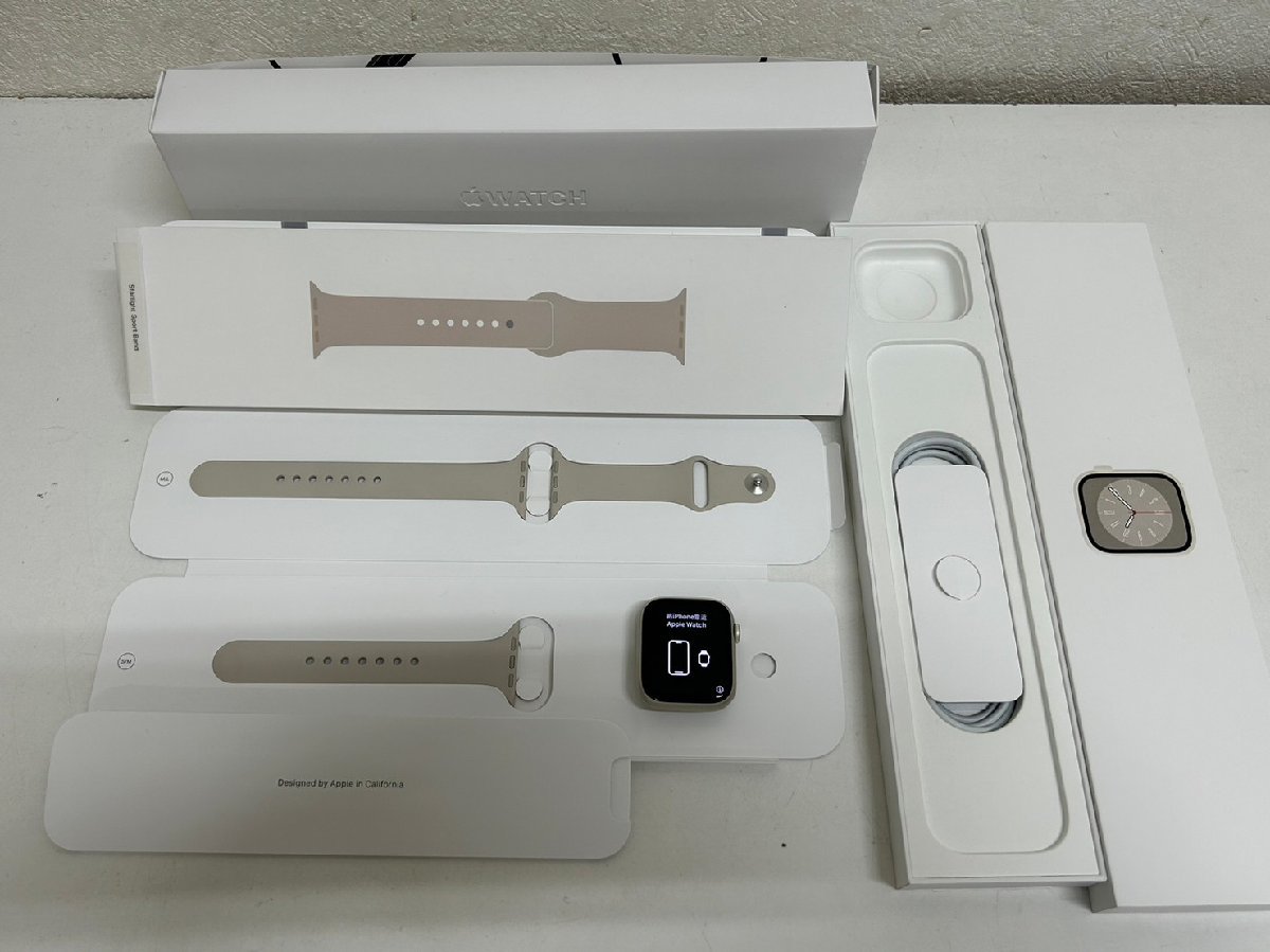 日本初の 8 Series Apple Watch Cellularモデル) (GPS Apple 45mm +