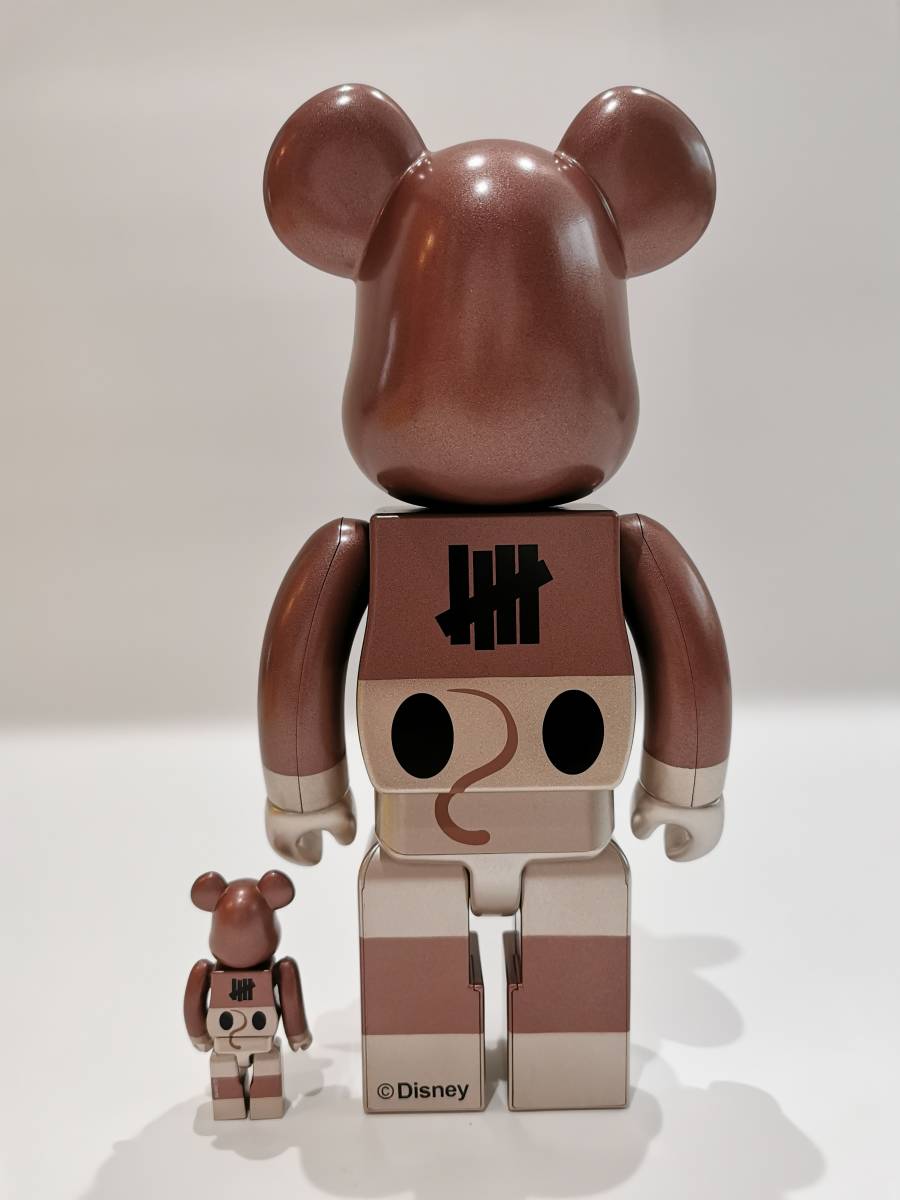 未使用に近い ベアブリック BE＠RBRICK UNDEFEATED MICKEY MOUSE 100