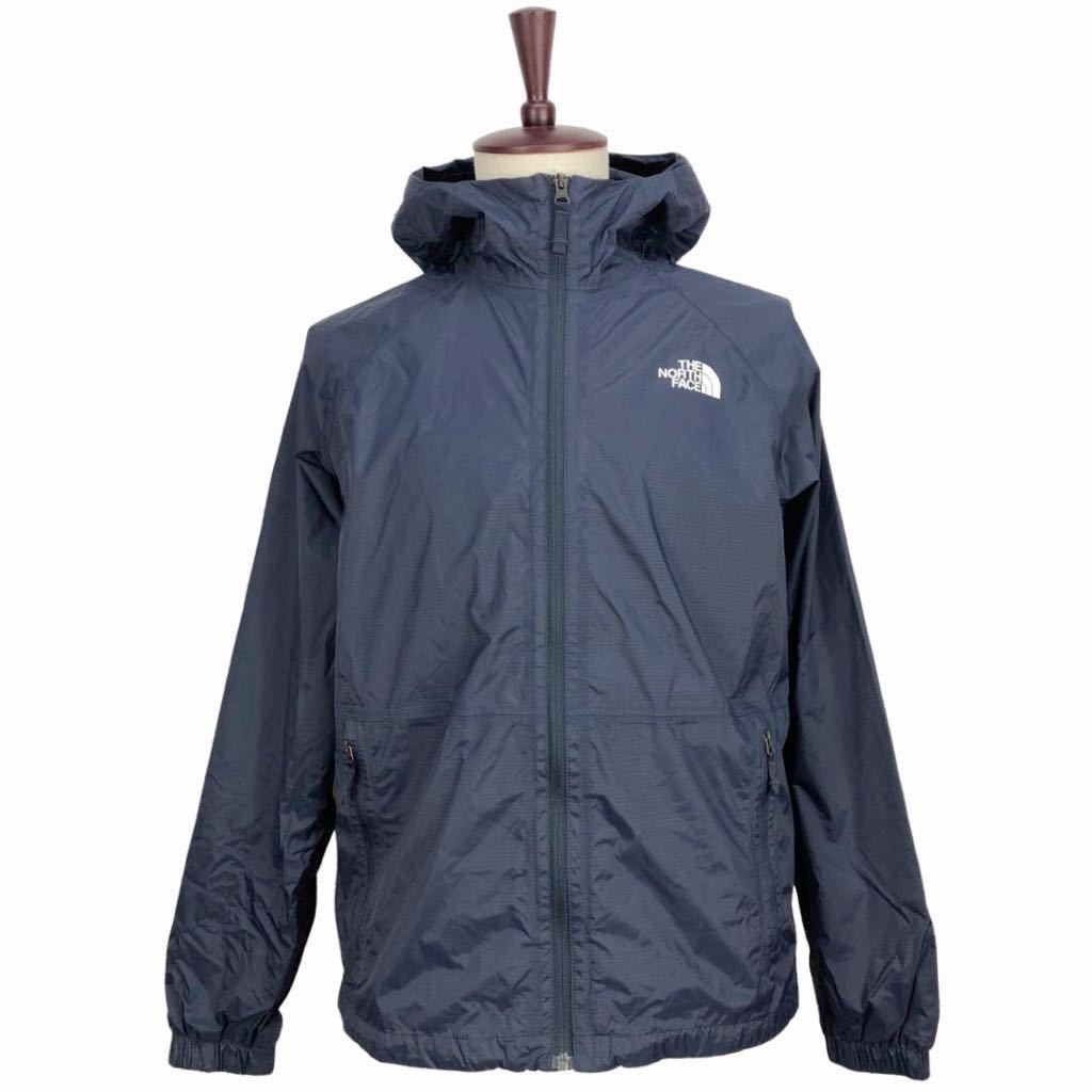 美品　THE NORTH FACE ザノースフェイス　ネイビー　ワンポイント　ナイロンジャケット アウター　上着　S表記_画像1