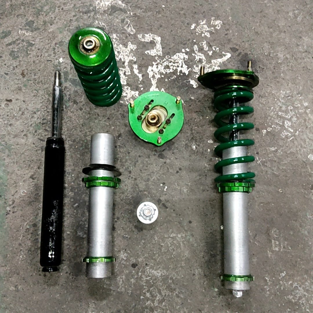 JZX81 GX81 フロント シェルケース式フルタップ車高調 減衰調整 JZX81 GX81 フロント シェルケース式フルタップ車高調 減衰調整