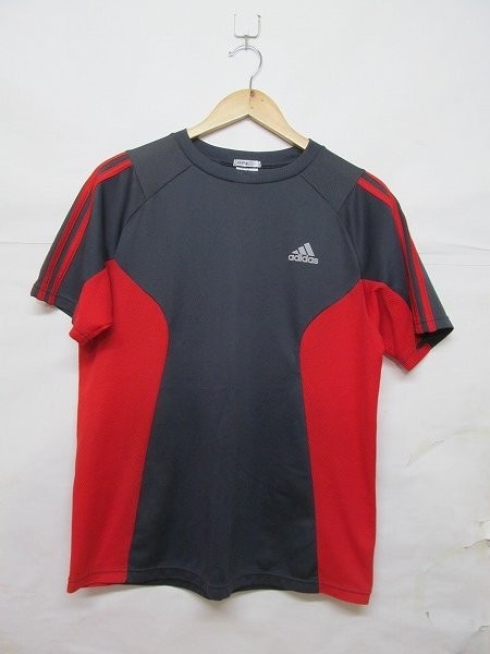 adidas アディダス クライマクール 半袖 Tシャツ L 赤 b17041の画像1