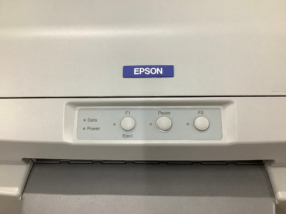 【通電確認済み】エプソン EPSON PLQ-20 ドットインパクトプリンター 別売りインク付き ケーブル 本体リボンあり 単票複写伝票印刷にの画像7