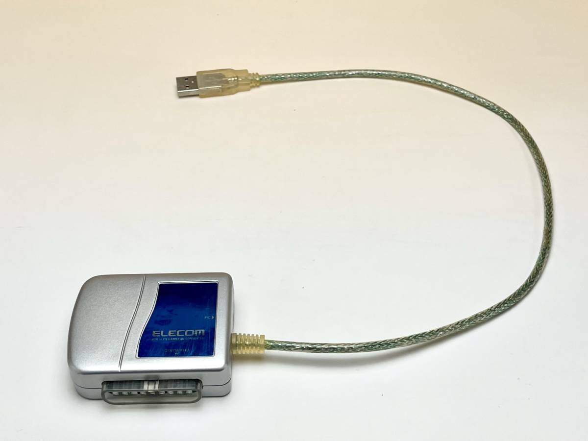 【中古】エレコム ゲームパッドコンバータ USB接続 プレステ/プレステ2コントローラ対応 1ポート JC-PS101USV_画像4