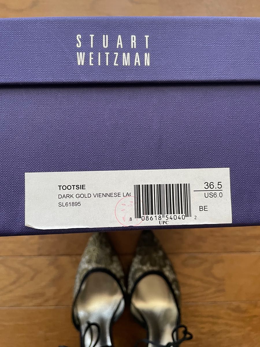 【新品・未使用】NY発ブランド　スチュアート・ワイツマン（Stuart Weitzman）ピンヒール　サンダル　サイズ36.5