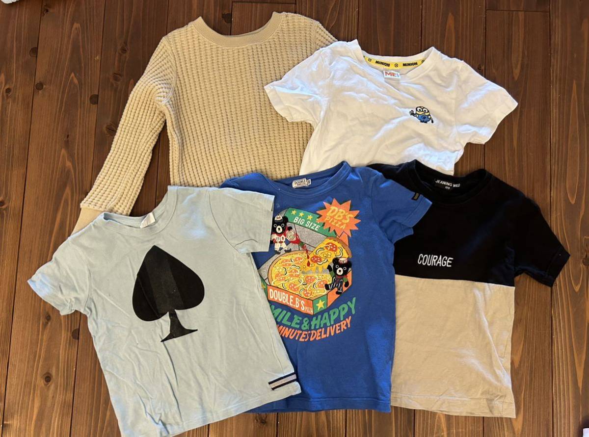 キッズ 子供服 5点セット お得 まとめて トップス カットソー Tシャツ