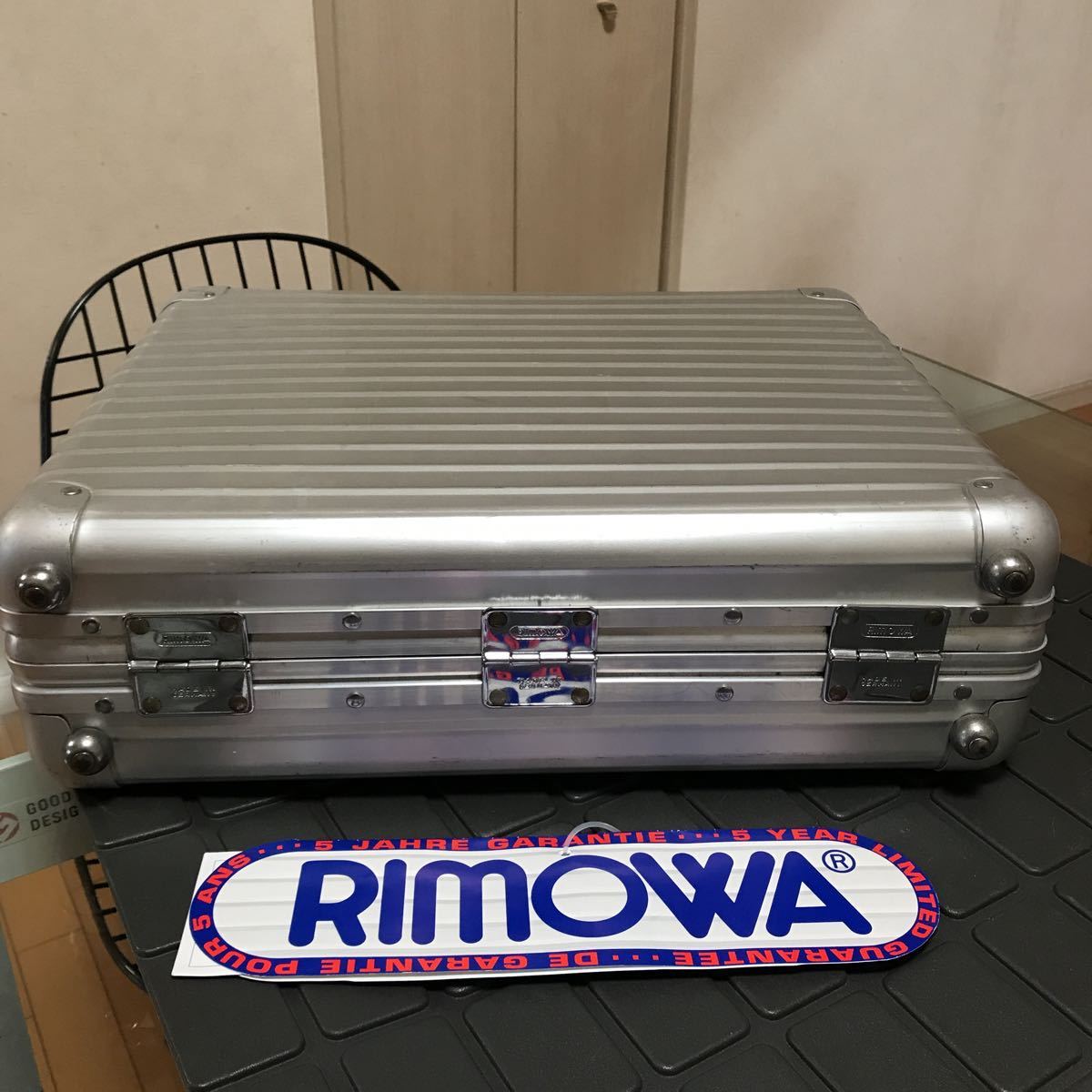  records out of production / rare / rare [RIMOWA] Rimowa attache case trunk case aluminium duralumin case Vintage / Old Rimowa Germany made 