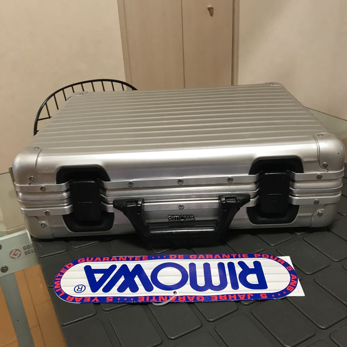  records out of production / rare / rare [RIMOWA] Rimowa attache case trunk case aluminium duralumin case Vintage / Old Rimowa Germany made 