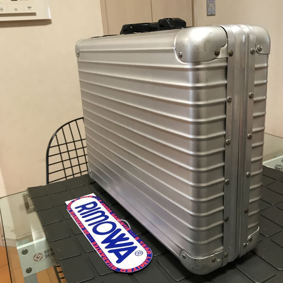  records out of production / rare / rare [RIMOWA] Rimowa attache case trunk case aluminium duralumin case Vintage / Old Rimowa Germany made 