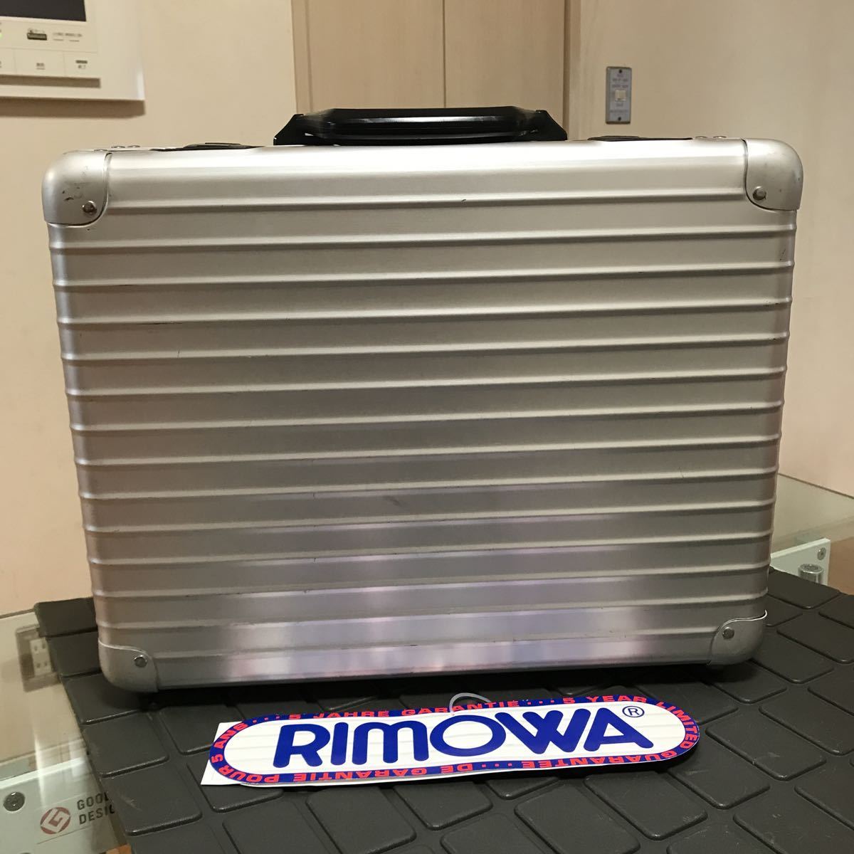  records out of production / rare / rare [RIMOWA] Rimowa attache case trunk case aluminium duralumin case Vintage / Old Rimowa Germany made 