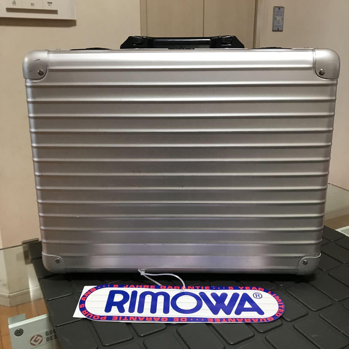  records out of production / rare / rare [RIMOWA] Rimowa attache case trunk case aluminium duralumin case Vintage / Old Rimowa Germany made 