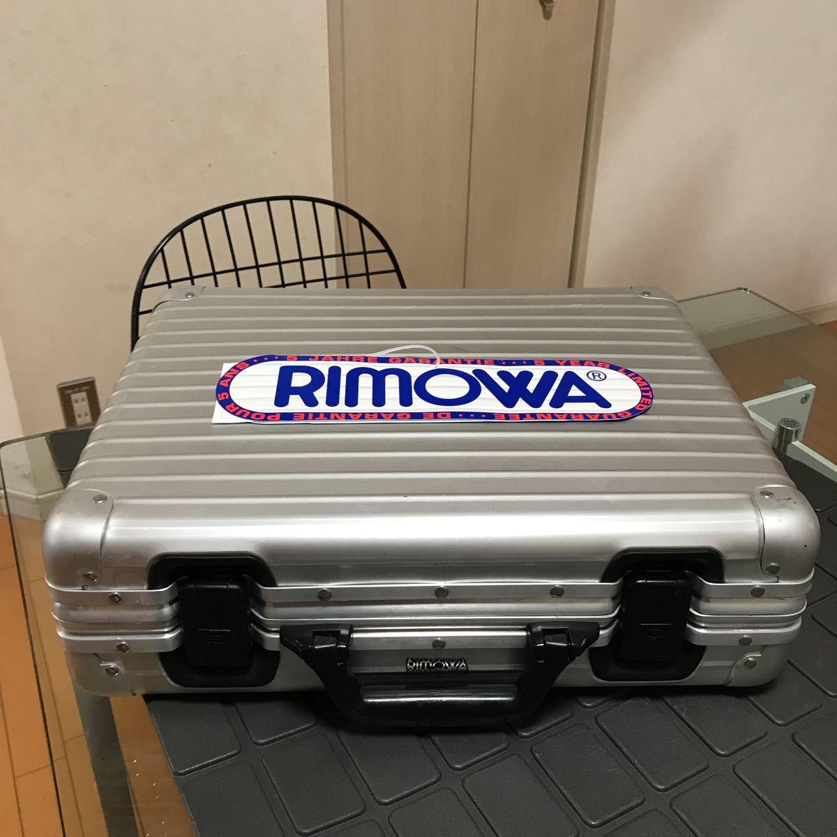  records out of production / rare / rare [RIMOWA] Rimowa attache case trunk case aluminium duralumin case Vintage / Old Rimowa Germany made 