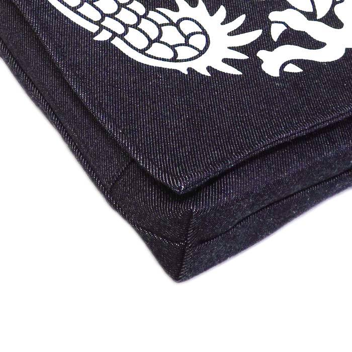  Denim shoulder bag dragon Kurashiki Denim bag dragon pattern genuine rice field cord Japanese style peace pattern bag diagonal .. possibility 