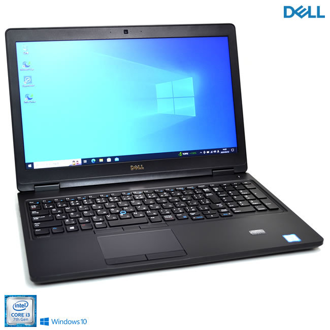 ノートパソコン DELL Latitude 5580 Core i3 7100U メモリ8G 新品SSD256G Webカメラ Wi-Fi Bluetooth USBType-C Windows10 中古_画像1