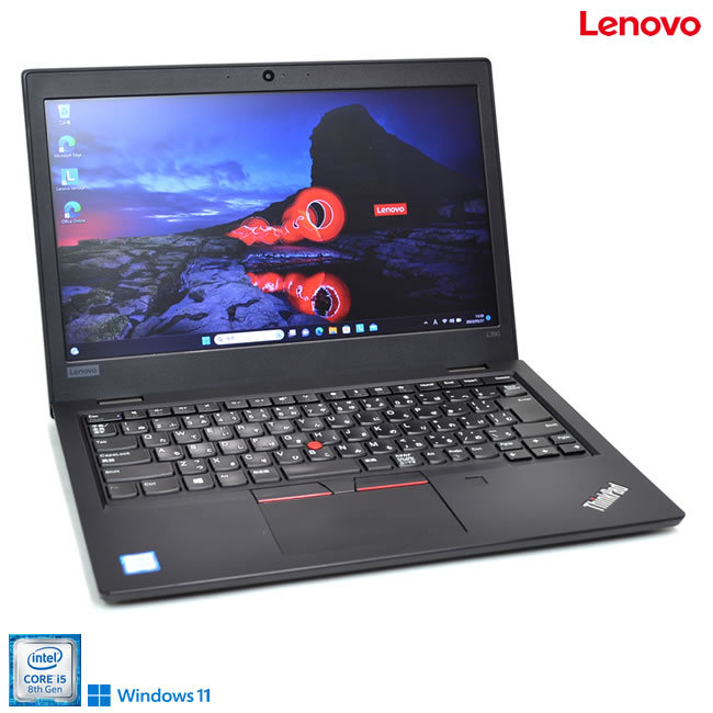 Windows11 メモリ16G モバイル Lenovo ThinkPad L390 第8世代 Core i5 8265U M.2SSD256G Webカメラ Wi-Fi Bluetooth
