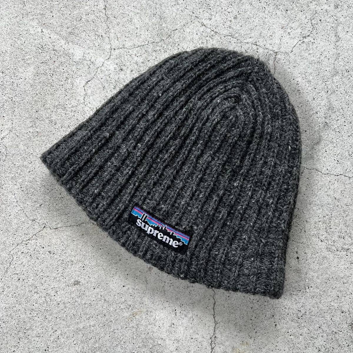 Supreme Patagonia ニット帽 Grey パタロゴ シュプリーム Supreme Patagonia ニット帽 Grey パタロゴ シュプリーム