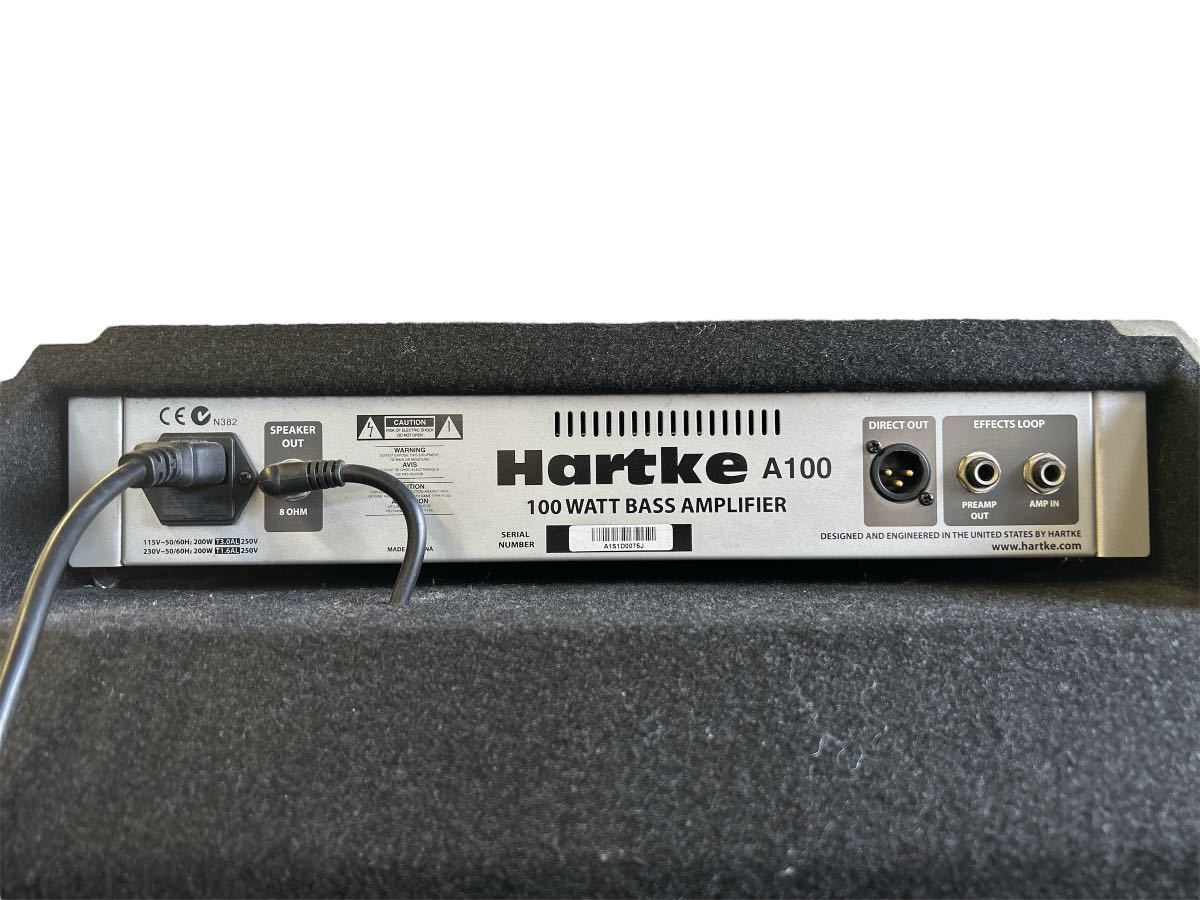 現状品】Hartke A100 100WATT BASS AMPLIFIER ハートキー ベースアンプ