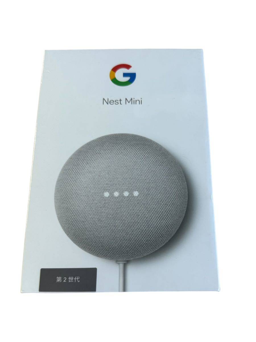 【未開封】Google Nest Mini 第2世代 OK Google 【YTK-ST678】の画像1
