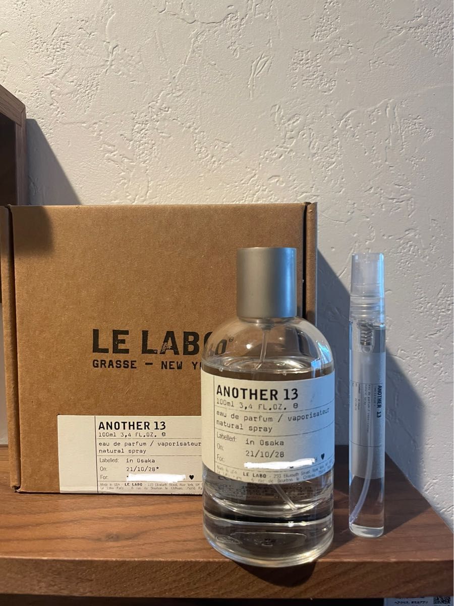 最高の品質 新品 LE LABOルラボ ANOTHER 13 アナザー13 10ml d