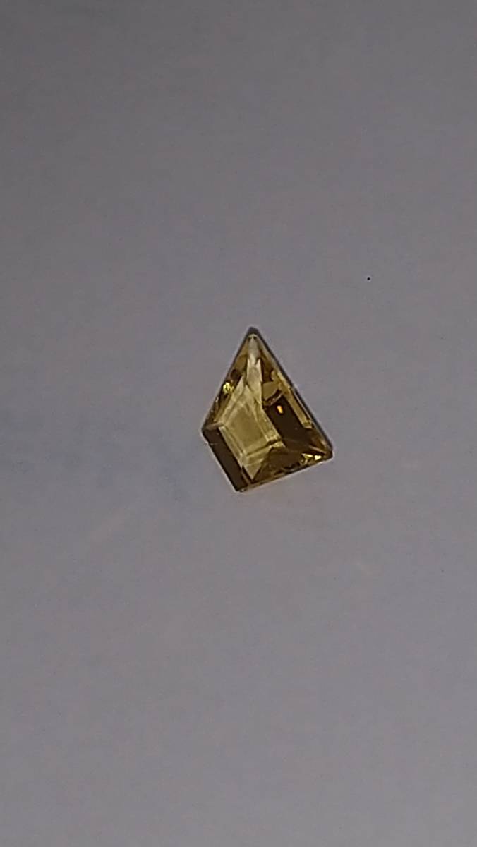 シトリン　裸石　ルース　天然石　0.2ct ⑰_画像3