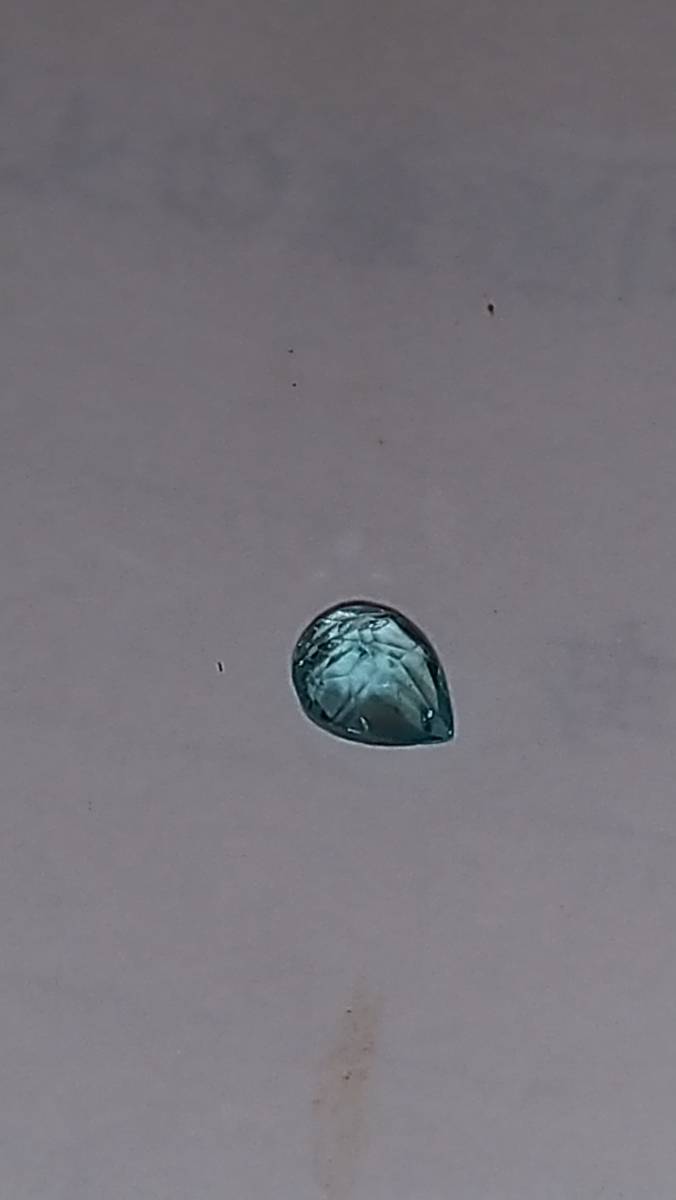  апатит камни не в изделии разрозненный натуральный камень 0.18ct ⑦