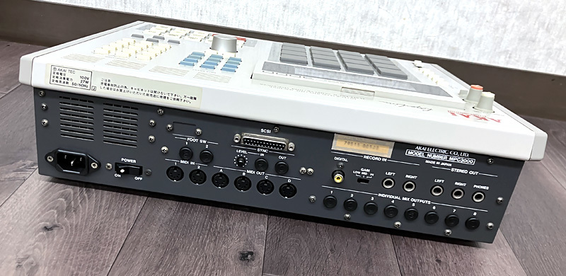 ■AKAI MPC3000 サンプラー メモリ16MB 取扱説明書・フロッピー・元箱付き アカイ 赤井電機■ 6