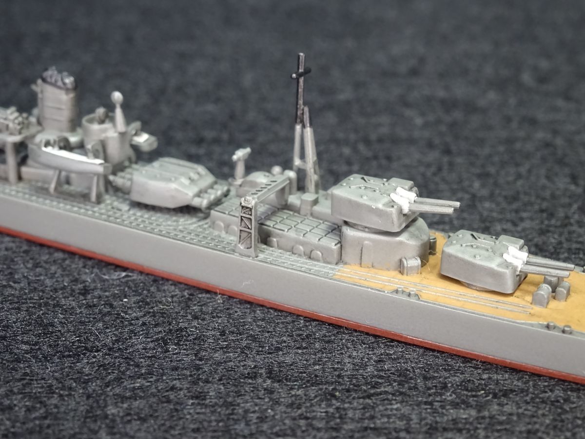 アオシマ 1/700 日本海軍 駆逐艦 陽炎 全塗装完成品_画像5