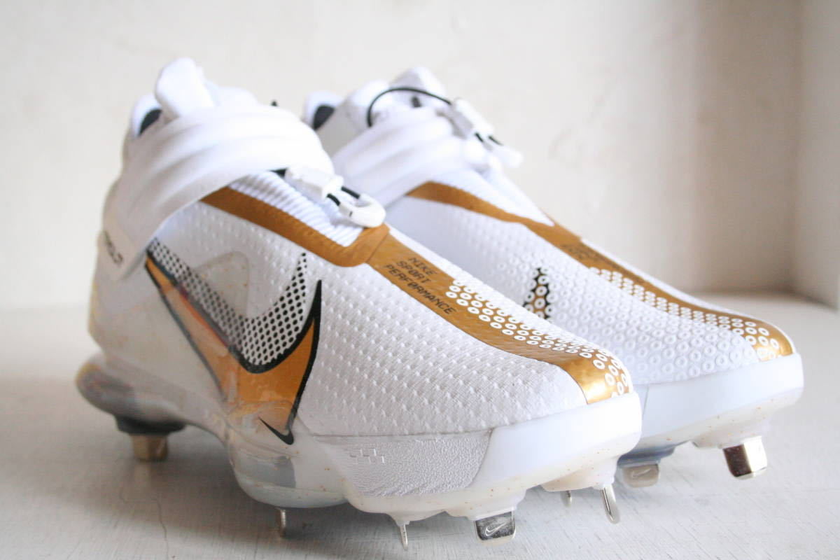 26cm Nike Force Zoom Trout 7 White/Metallic Gold ナイキ フォース