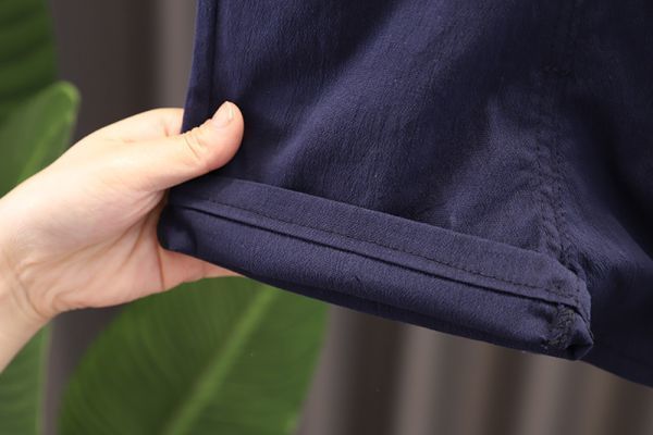 ♪ｍineka♪ベビークマ柄シャツ+パンツ2点セット 半袖Tシャツ ショートパンツ クマプリント 子供服 綿製 普段着 ブルー 80CM 211651/2T_画像8