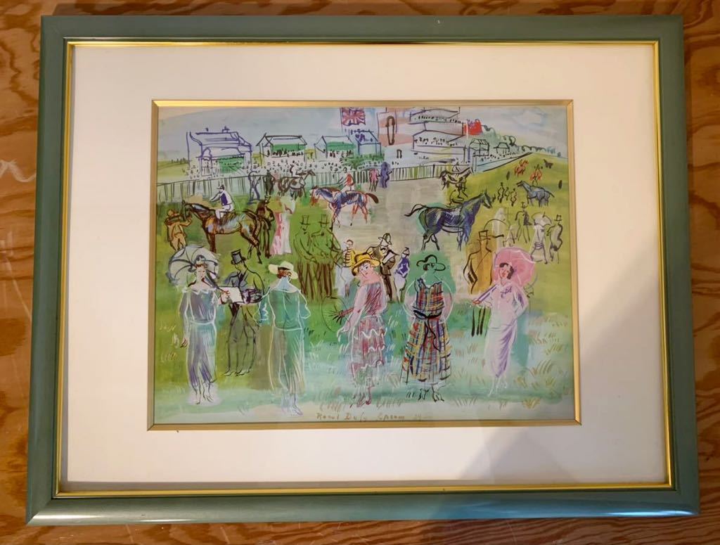 （1240M）Raoul Dufy ラウルデュフィ　リトグラフ　50㎝×65㎝　真作_画像1