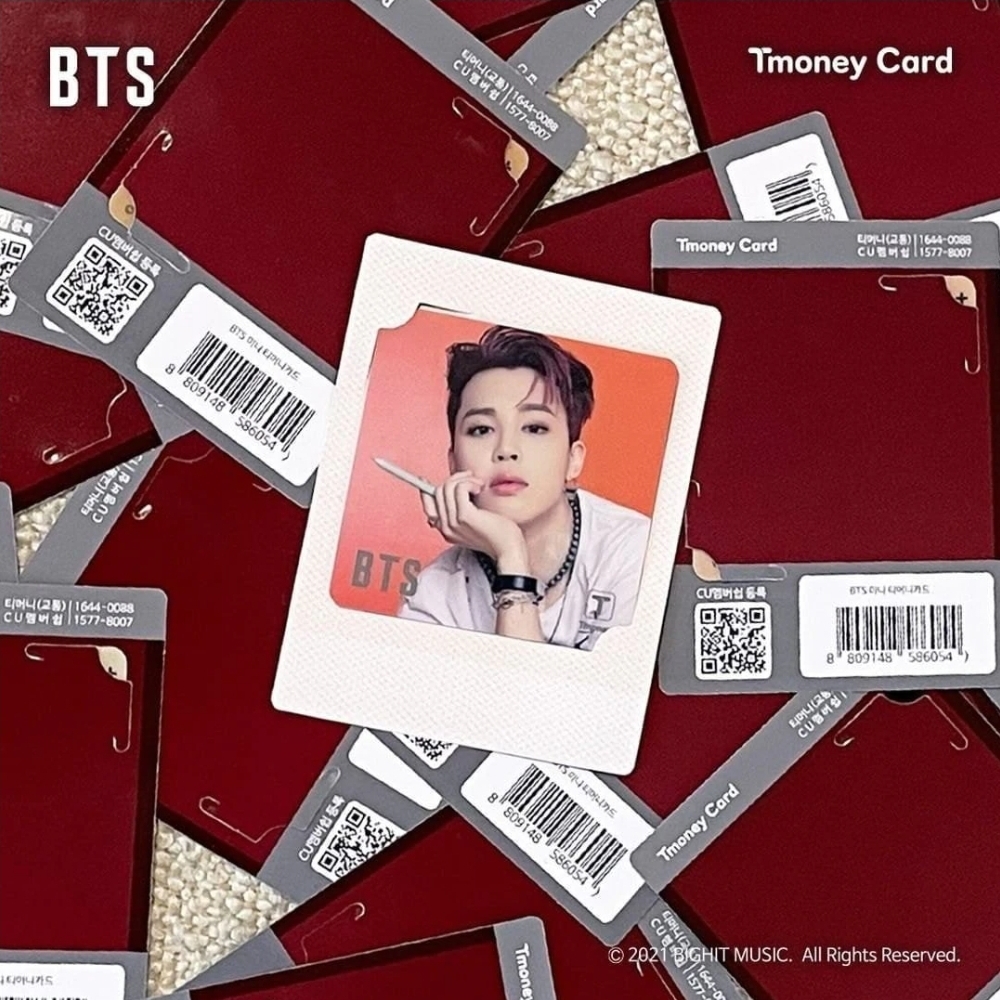 BTS bulletproof boy .MINI T-money traffic card 