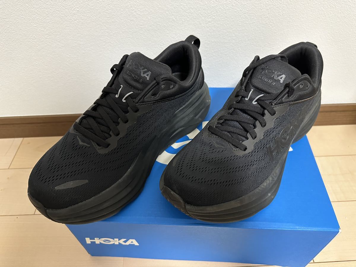 贅沢屋の 27cm Black/Black Bondi8 One One Hoka ホカオネオネ 黒