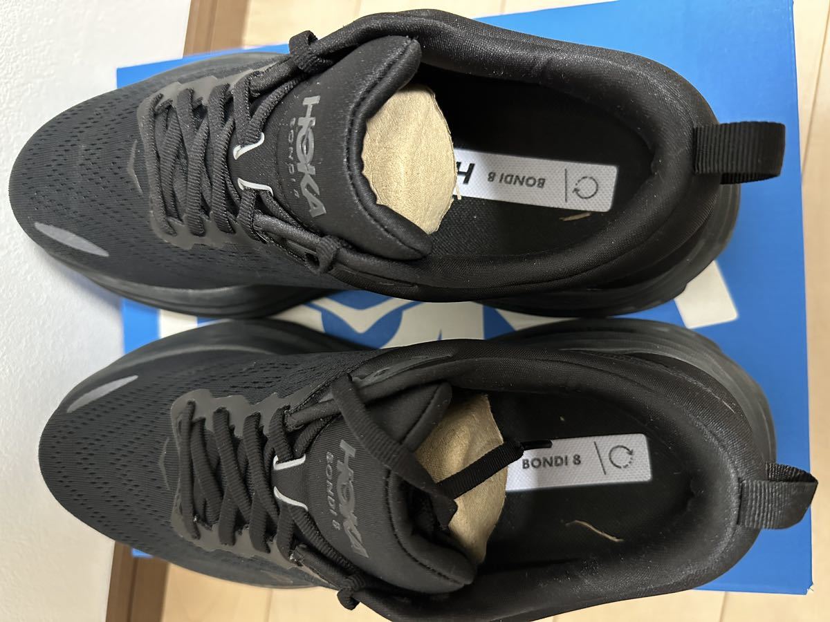 贅沢屋の 27cm Black/Black Bondi8 One One Hoka ホカオネオネ 黒