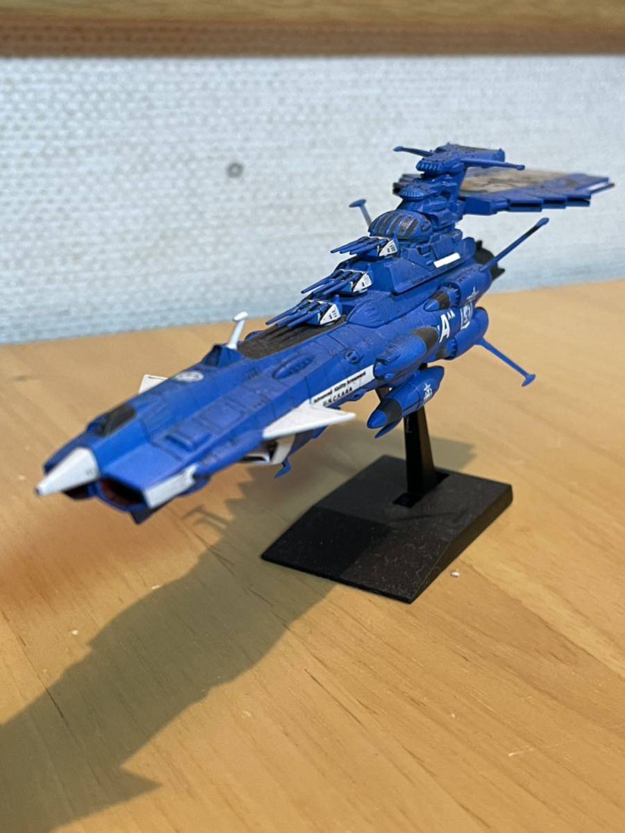 メカコレ 改造完成品 アンドロメダ級 アクエリアス型戦闘空母 メカコレ 改造完成品 アンドロメダ級 アクエリアス型戦闘空母