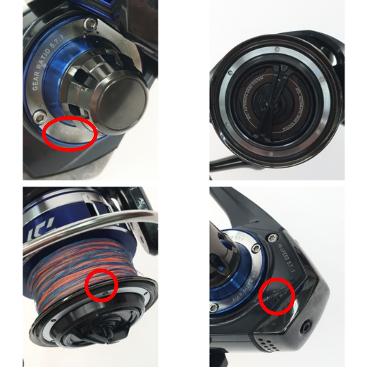 ▼▼ DAIWA ダイワ スピニングリール 15ソルティガ SATIGA 4000H 00059553-03306 傷や汚れあり_画像8