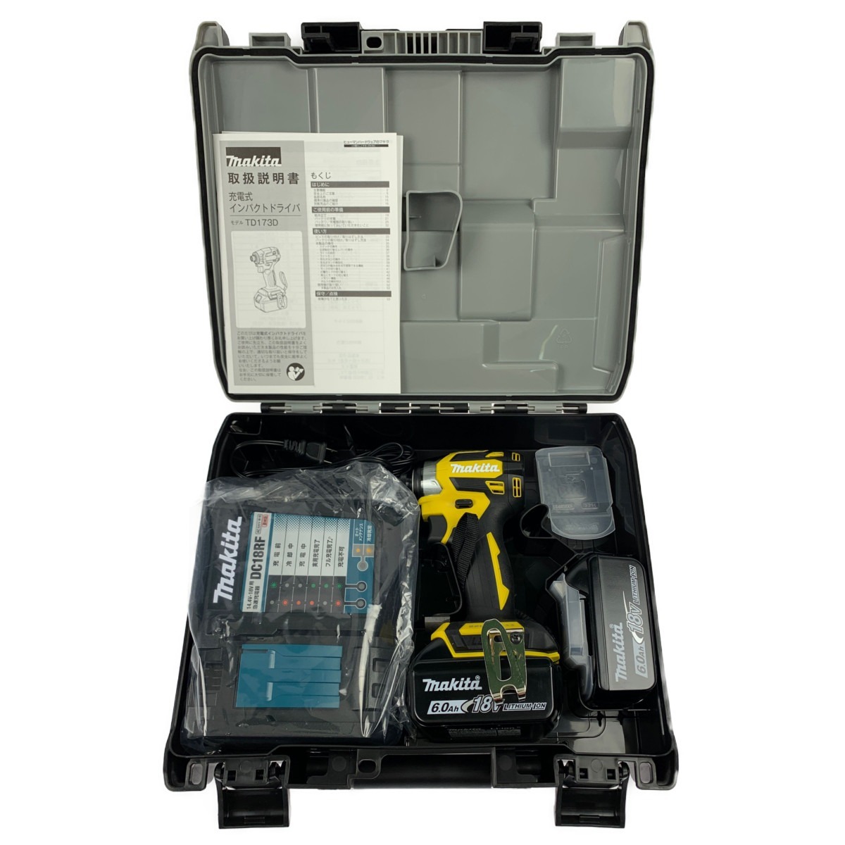▽▽ MAKITA マキタ 充電式インパクトドライバ 18V 6.0Ah TD173DGXFY