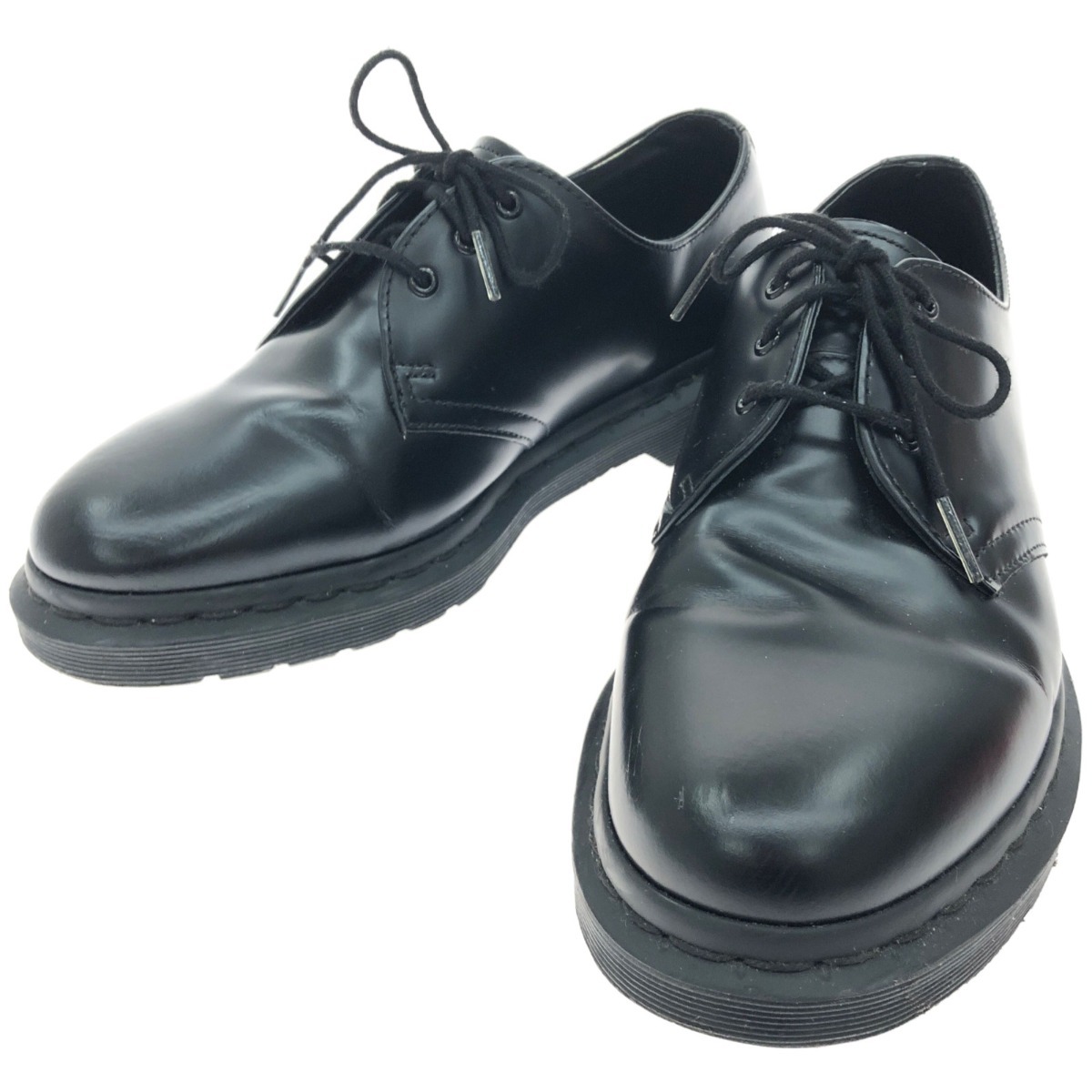 ▼▼ Dr.Martens ドクターマーチン 3ホールシューズ モノブーツ 1461mono ブラック やや傷や汚れあり