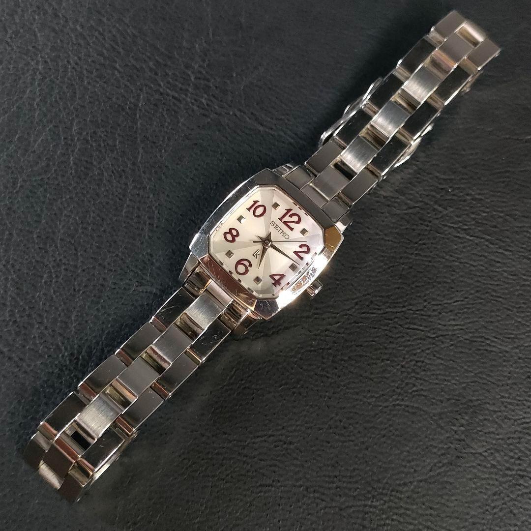 第一ネット 美品【稼働品】SEIKO セイコー ルキア 1F21 6P石 シルバー