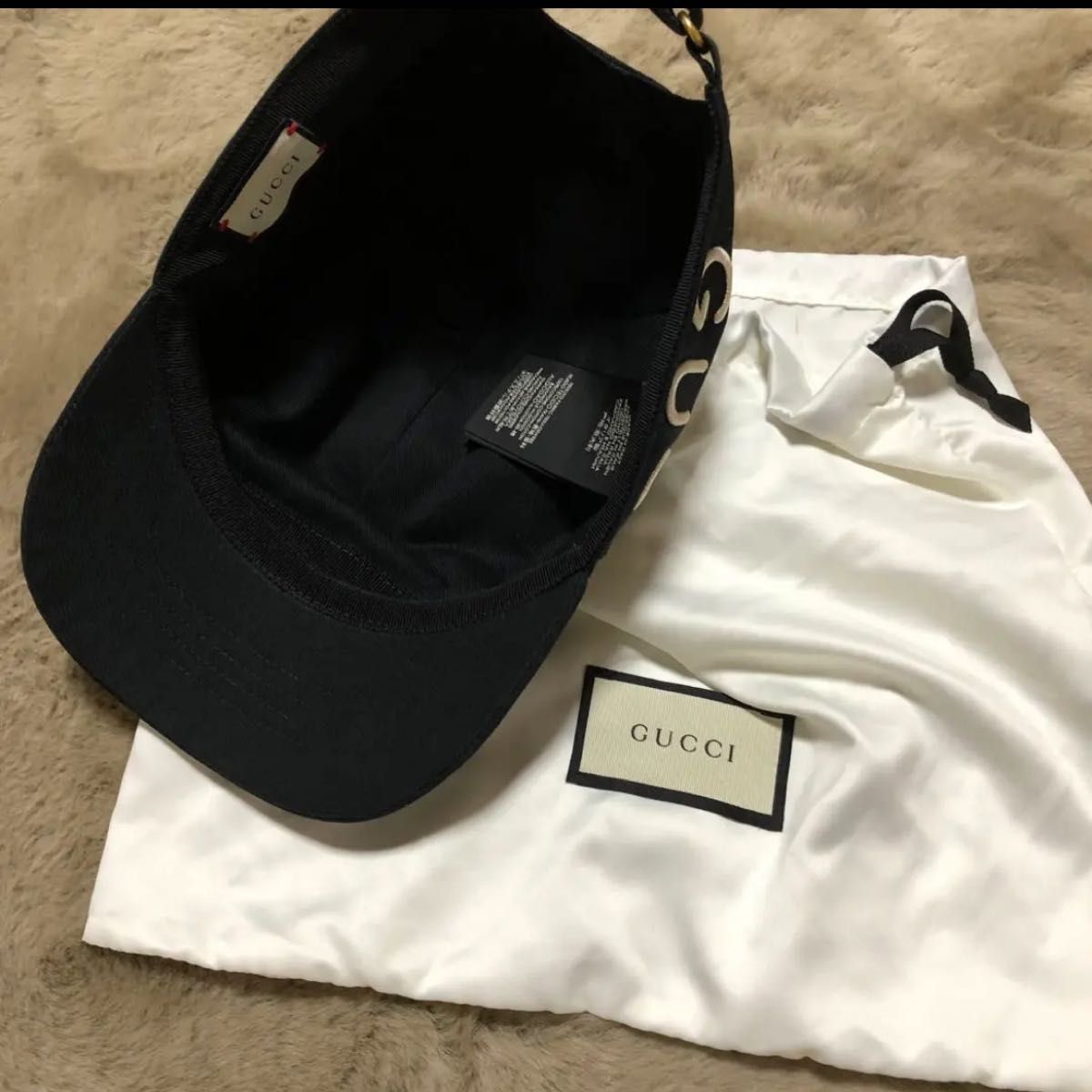 GUCCI グッチ エンブロイダリー ベースボールキャップ キャップ