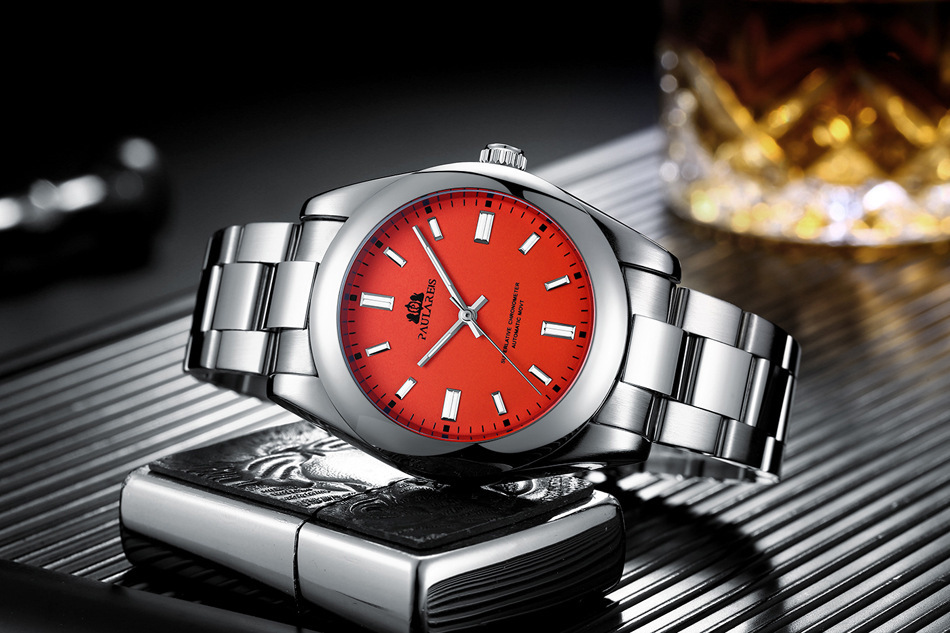 最も完璧な 【PAULAREIS】最新モデル 腕時計 ROLEXオマージュ 自動巻き