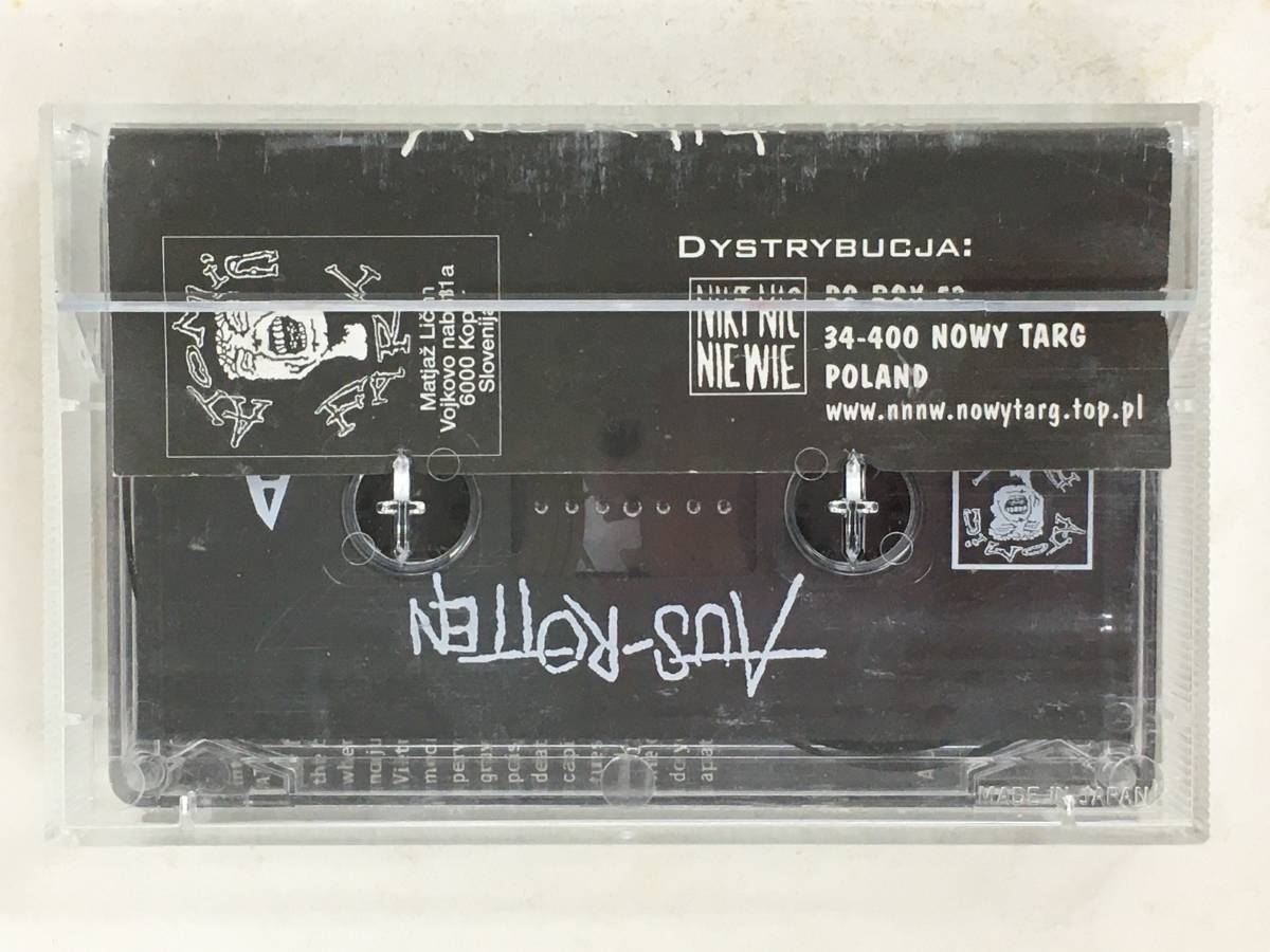 #*Q561 Aus-Rotten Live at MKNZ Slovenija May 17th 1996 cassette tape *#