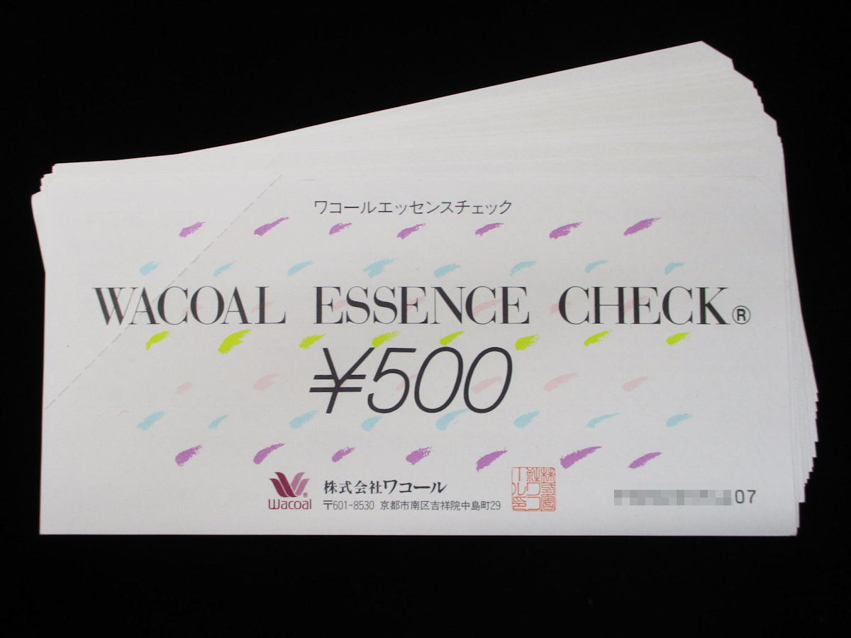 [ daikokuya магазин ] Wacoal essence проверка WACOAL ESSENCE CHECK * \\500×16 листов \\8,000 соответствует минут * использование временные ограничения нет * бесплатная доставка 