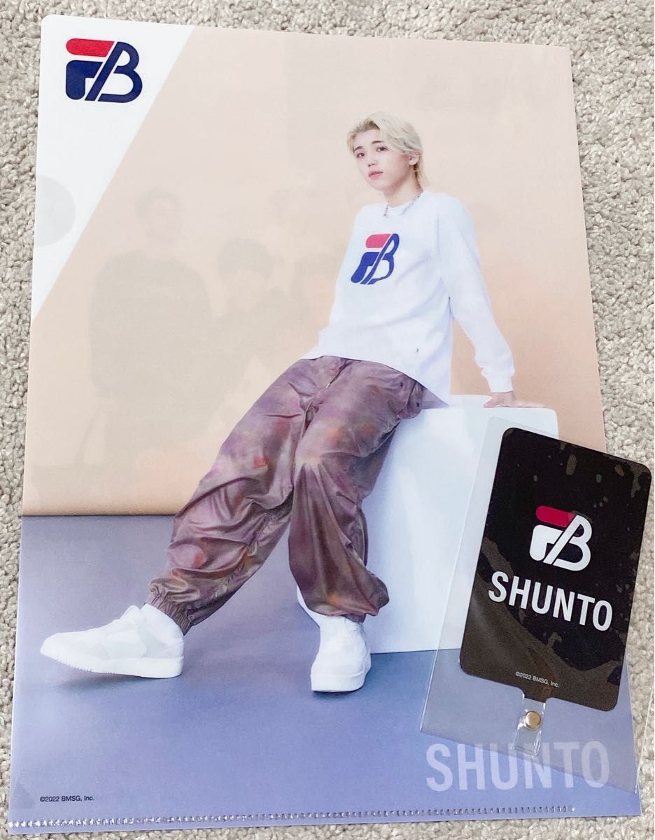 BE:FIRST×FILA SHUNTO シュント　クリアファイル フォンタブ