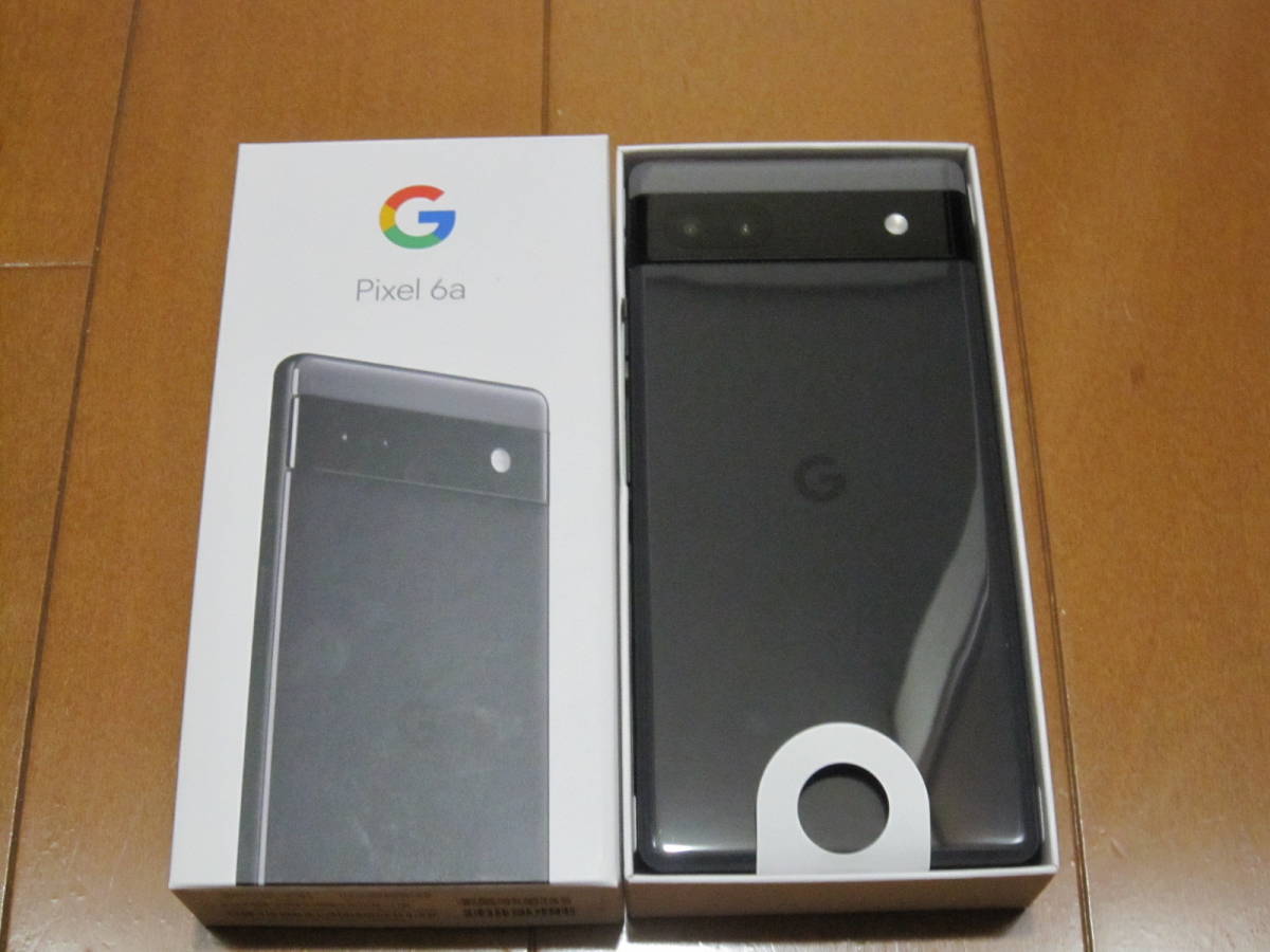 送料無料 新品未使用 Google Pixel 6a Charcoal SIMフリー 判定○ 一括