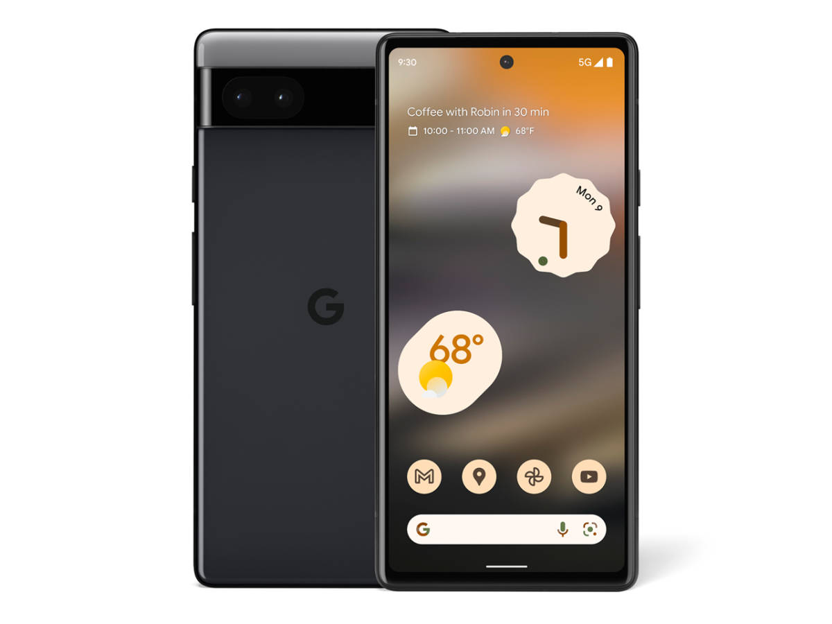 送料無料 新品未使用 Google Pixel 6a Charcoal SIMフリー 判定○ 一括